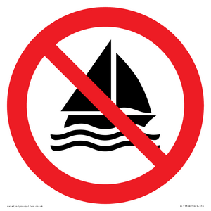 Prohibition: No sailing